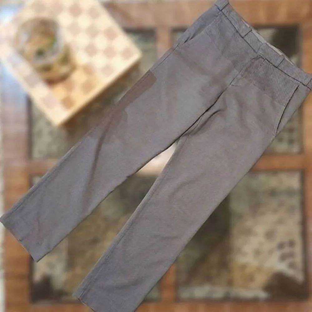 Stephan Schneider taupe bird's eye trousers Size IV/S